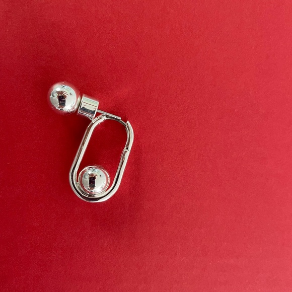 COS Asymmetrical Ball Earrings - Picture 3 of 3